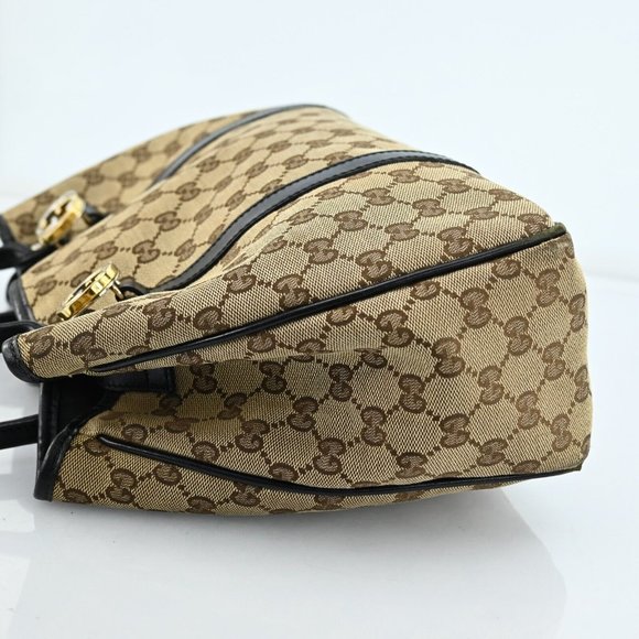 Auth Gucci Twins Heart Gg Tote Bag #47316G21B - Picture 5 of 12